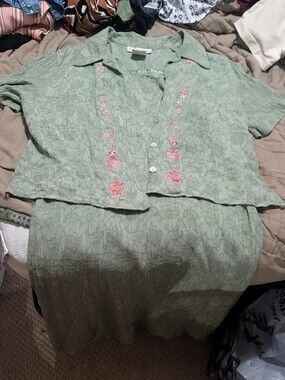 Embroidered Dress Set